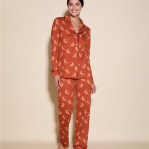 Bella Printed Long Sleeve Top & Pant Pajama Set